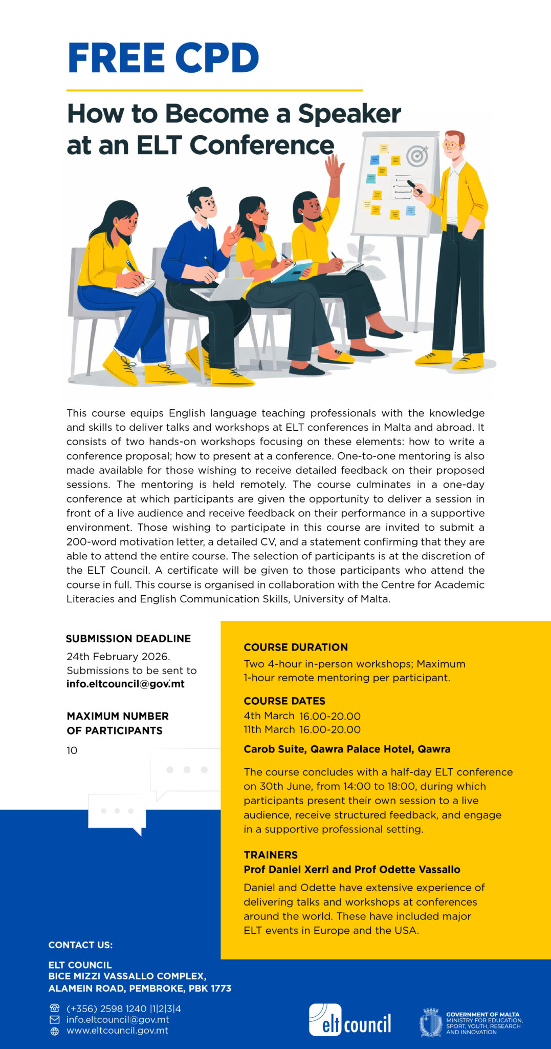Free CPD Session: How to Become a Speaker at an ELT Conference | ELT ...