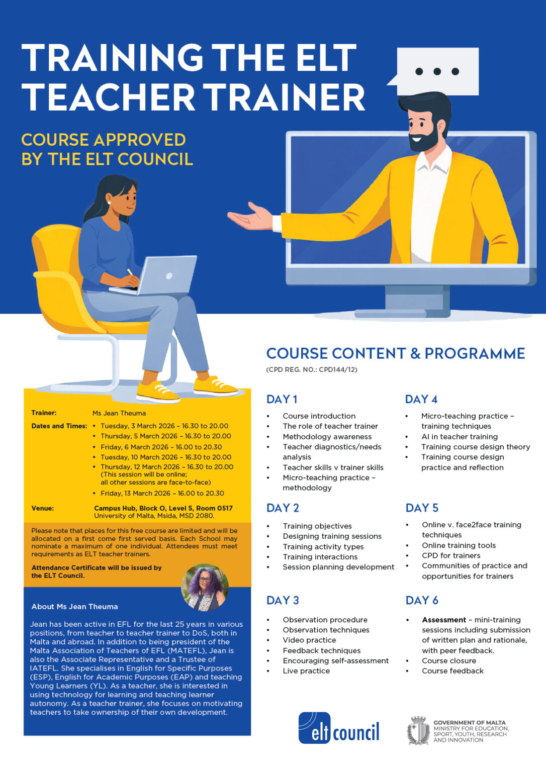 Training the ELT Teacher Trainer course | ELT Council